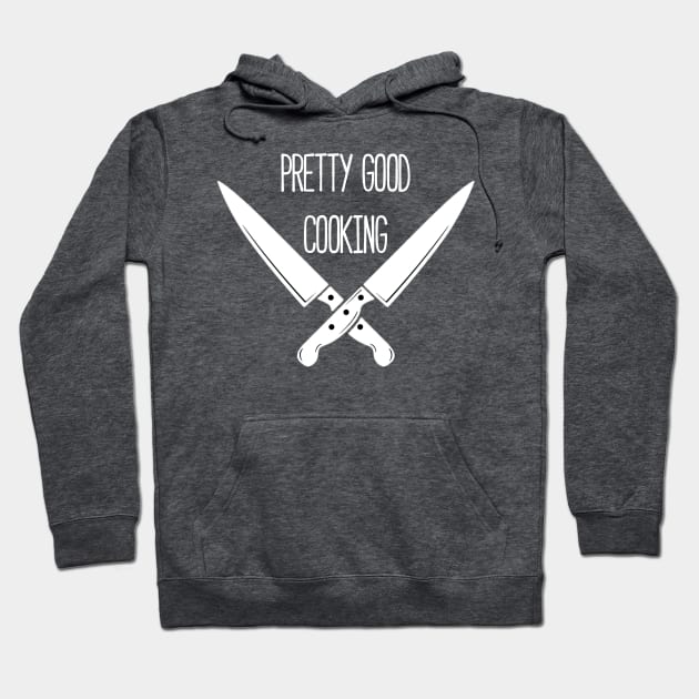 Pretty Good Cooking - Logo (Dark) Hoodie by PrettyGoodCooking